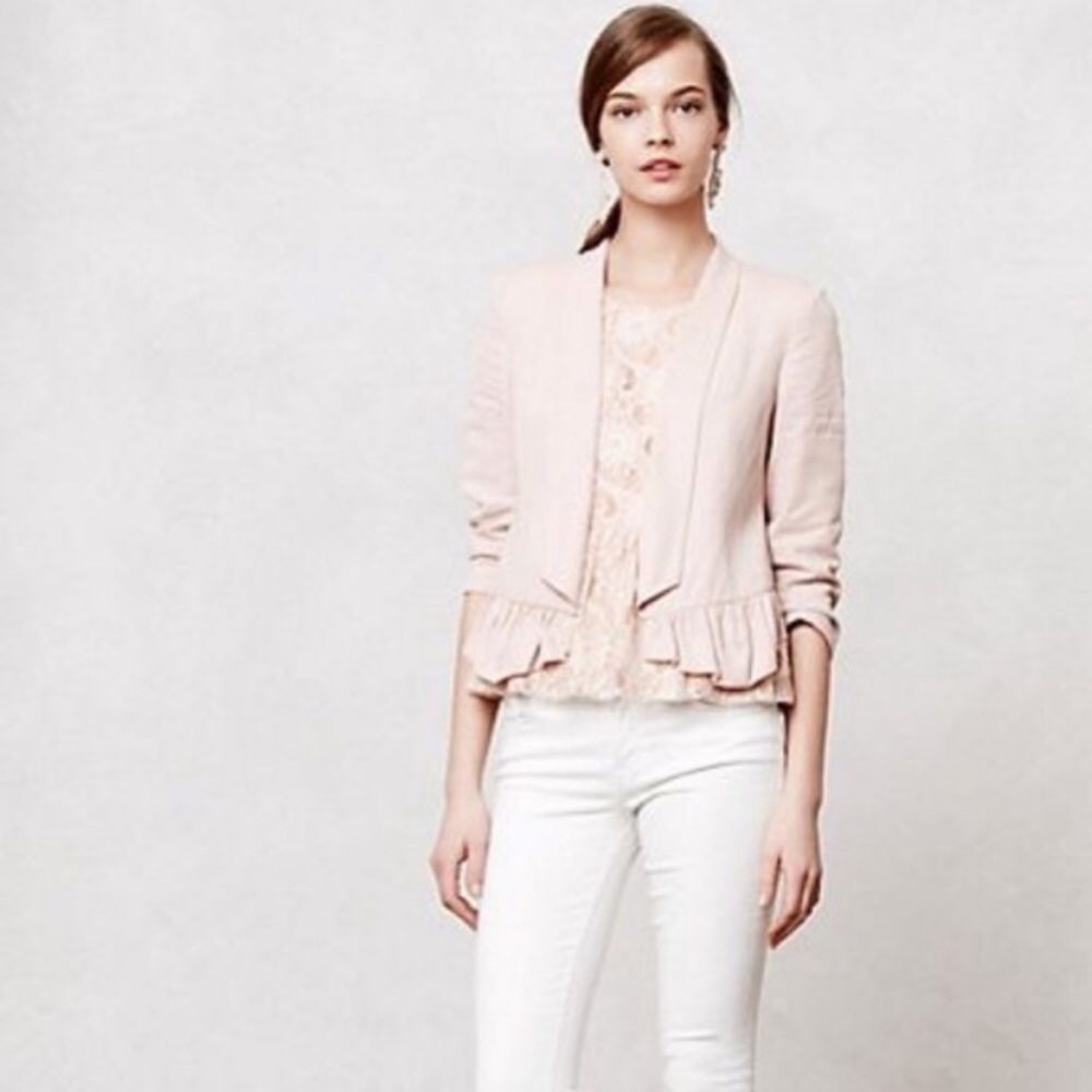 Anthropologie | Cartonnier Cropped Blazer